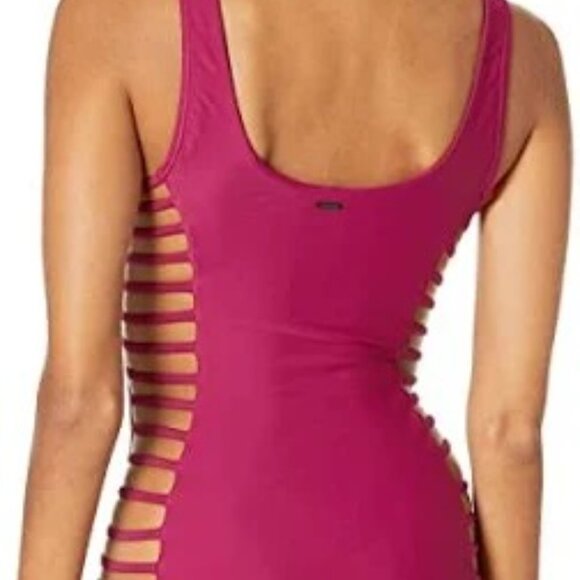 Volcom GMJ X 1peice swimsuit - size M - maroon - Picture 6 of 6